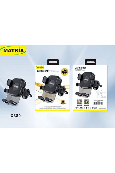 Matrix Car Phone Holder - Black - X380