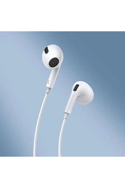 Matrix Wired Earphone with Type-C Port - 1.2 Meter - White - MX-30
