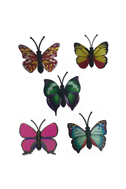 Generic مغناطيس ثلاجة على شكل فراشة من 5 قطع 03