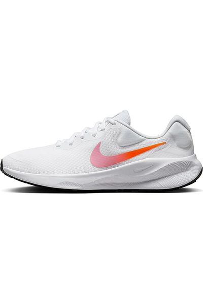 Nike Women's Revolution 7 White Beyond Pink Black Hyper Crimson