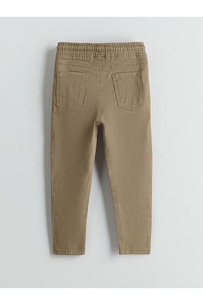 LC Waikiki New Season Elastic Waist Gabardine Boy's Trousers - S5K866Z1