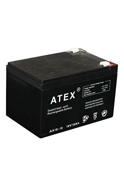 ATEX 12 VOLT 12 AMPER AKÜ 151x98x95 MM