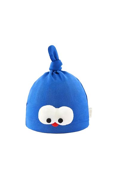 Generic Baby Beanie Cotton Hats For Newborns - Blue