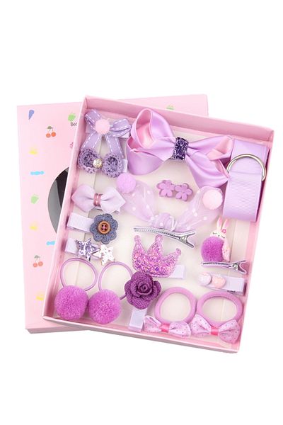 Generic 18-Piece Cute Korean Style hair accessories - 03