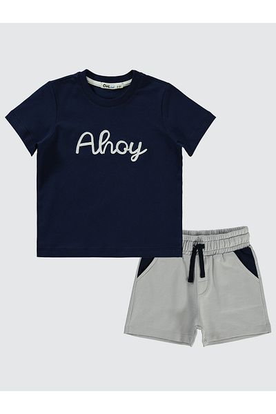 Civil Boys 2-5 Years Old Boy's Navy Blue Suit Set