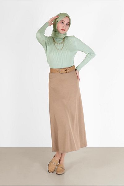 Alvina Knit Sweater - Turtleneck Collar, Model 42112