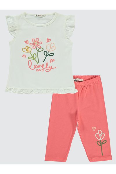 Civil Girls 2-5 Years Old Girl's Ecru Suit Set