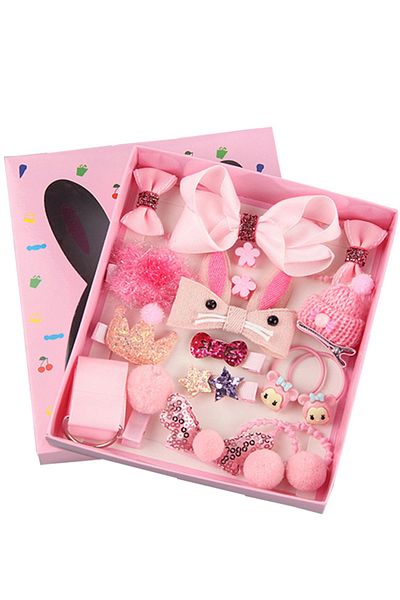 Generic 18-Piece Cute Korean Style hair accessories - 05