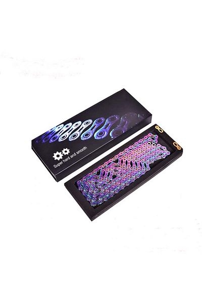 Choice RAINBOW COLOR Original SUMC 11s Chain Diamond Like Coating 11 Speed Bicycle SX11SL MTB Ultralight Ro