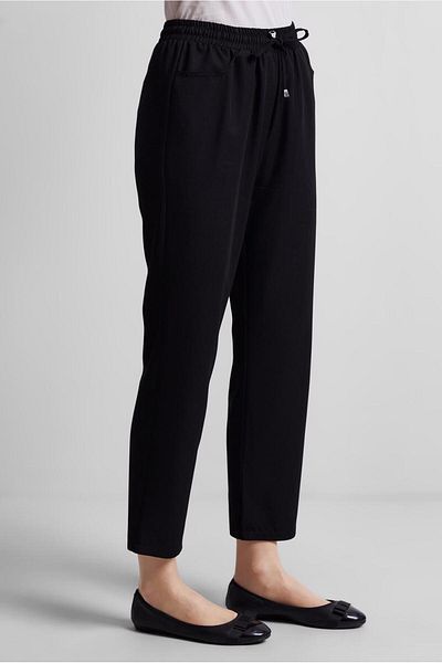 Alvina Belt Elastic Pants 70866