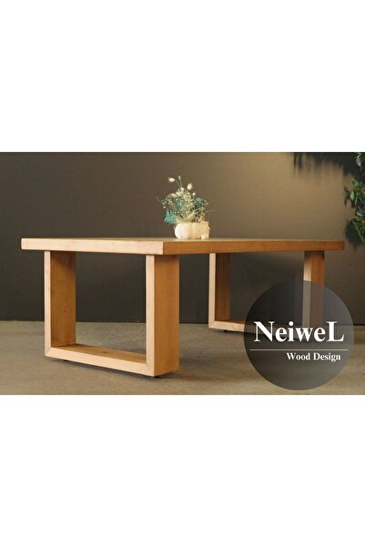Neiwel Nain Doğal Ahşap Sehpa-70-180