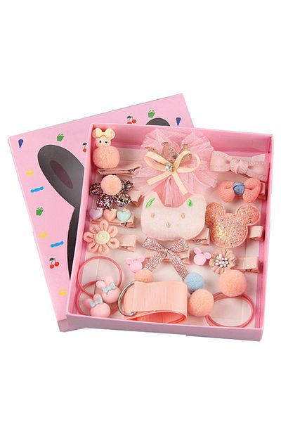 Generic 18-Piece Cute Korean Style hair accessories - 07