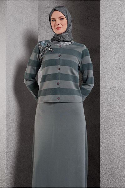 Alvina 44960 Model Stone Skirt Set