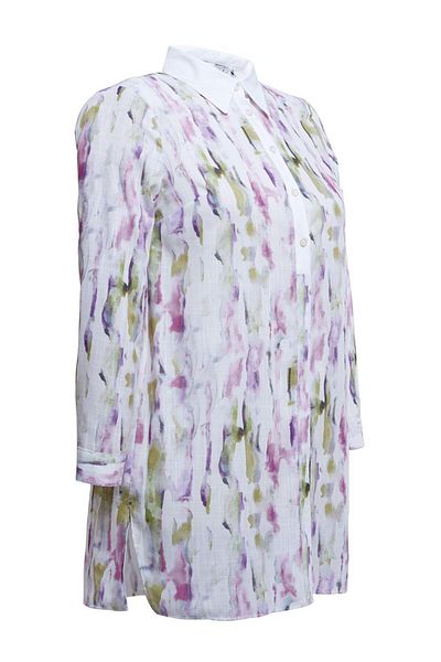 Alvina Plus Size Patterned Tunic 20540