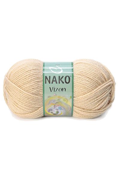 NAKO Alray 5 Pieces Mink Premium Acrylic Hand Knitting Yarn Wool Color No:219 Camel Hair
