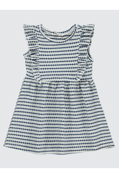 Civil Girls Blue Element Girdle Dress for Child 2-5 Years