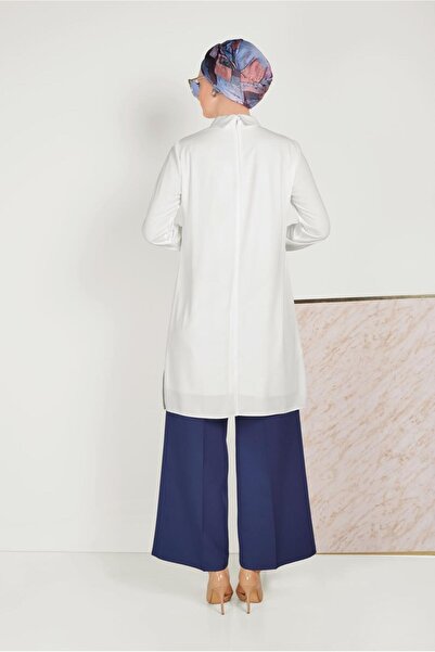 Alvina 40446 Model Classic Tunic - Collar Detail