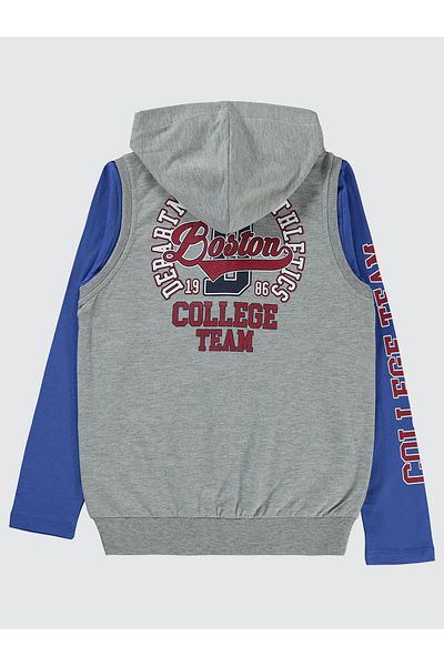 Civil Boys Sweatshirt for Boys 10-13 Years - with Vest and Grimelange