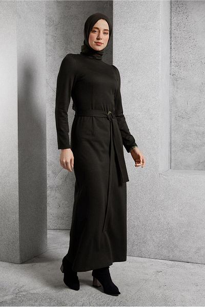 Alvina 45258 Μοντέλο Φόρεμα Μουσουλμάνας με Ζώνη