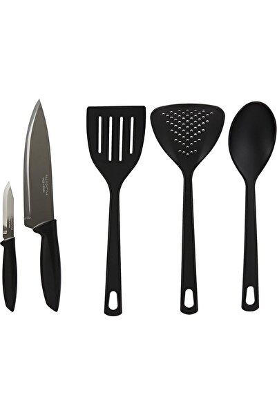 TRAMONTINA Since 1911, Made In Brazil - Paris 12 Pieces Lead-colored Aluminum Cookware Set