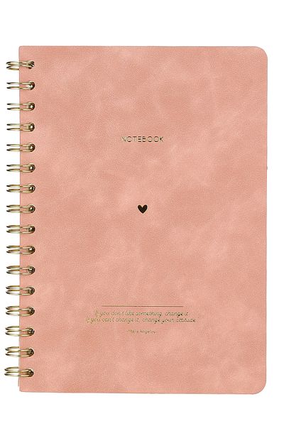Victoria's Journals Vegan A5 Spiral Cover Notebook 128 Sheets 100 Grams Ruled