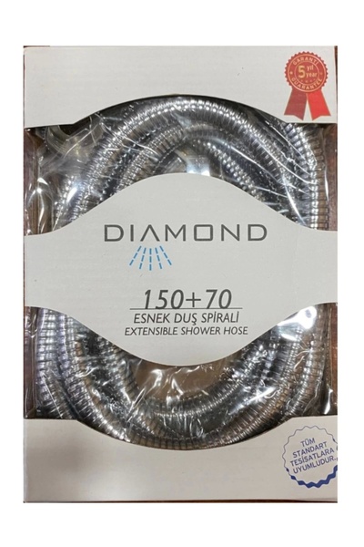 DIAMOND Esnek Duş Spirali 150 70 Cm
