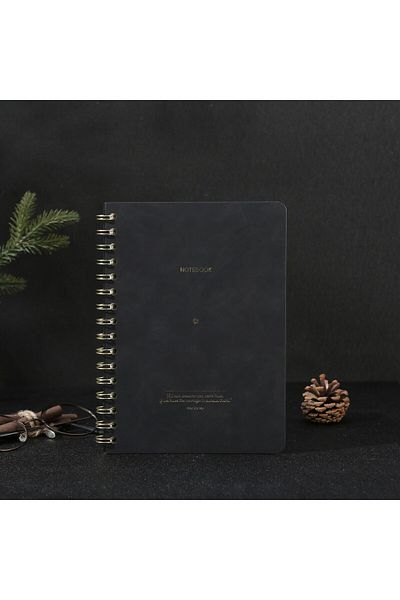 Victoria's Journals Vegan A5 Spiral Cover Notebook 128 Sheets 100 Grams Ruled