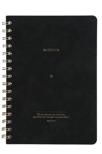 Victoria's Journals Vegan A5 Spiral Cover Notebook 128 Sheets 100 Grams Ruled