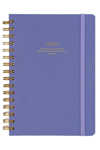 Victoria's Journals Caiet A5 Canvas cu semne în spirală Copertă rigidă 160 coli 100 gr