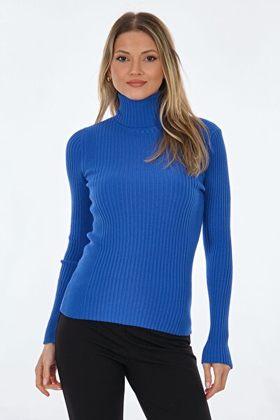 Unique fashion Дамски пуловер с качулка и дълъг ръкав Unique Mode - минималистичен - ежедневна елегантност