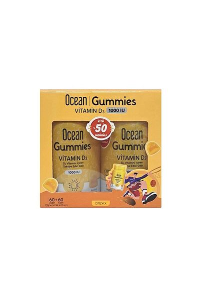 Ocean Gummies Vitamin D3 60 Chew Form - 2. %50 - (: 06/2026)