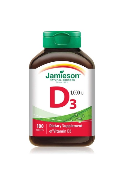 Jamieson فيتامين د3 1000 وحدة دولية 100 قرص