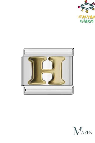 MAZEN Letter H Italian Bracelet Charmi