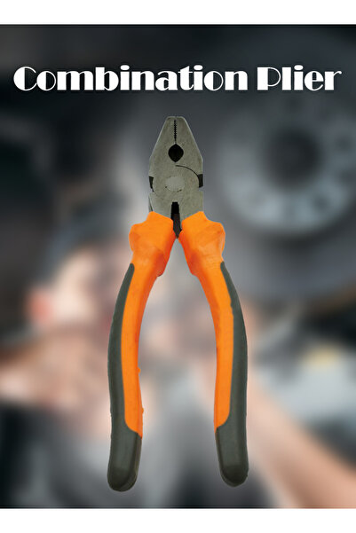 AGC كماشة مركبة، 18 سم، من الفولاذ الكربوني، بمقبض مطاطي مزدوج اللون، أداة مت...