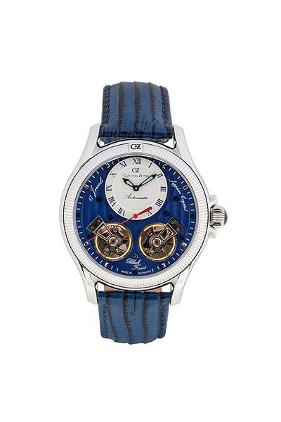 Carl Von Zeyten Ceas barbatesc Carl Von Zeyten CVZ0084SBLS, automat, 46 mm, 5ATM