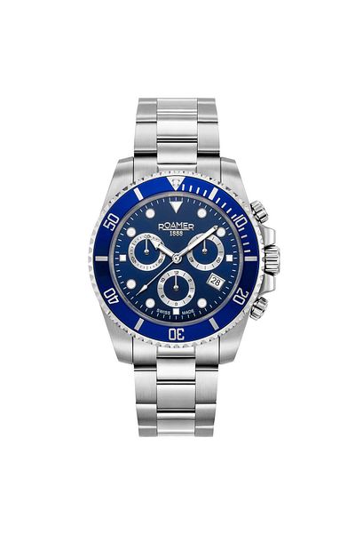 Roamer Ανδρικό ρολόι Roamer 851837 41 45 20, Quartz, 42mm, 10ATM