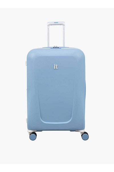IT Textured Hardcase Trolley Bag with Retractable Handle and Zip Closure _28-L - Check-In