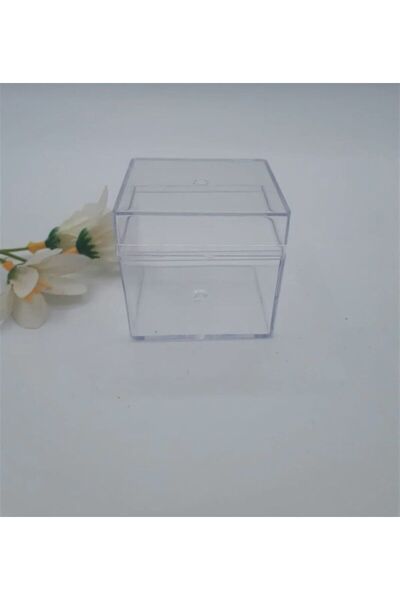 eSLeTc 75 Adet Mika Kutu 5x5x5 Mum Parafin Soya Jel