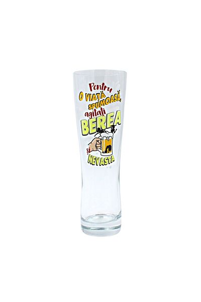 BM GİFT DESİGN Beer glass SPARKLING LIFE 600ml