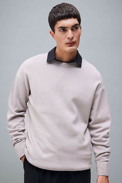 DeFacto Πουλόβερ Relax Fit Crew Neck Basic απλό πλεκτό A8449ax23wn