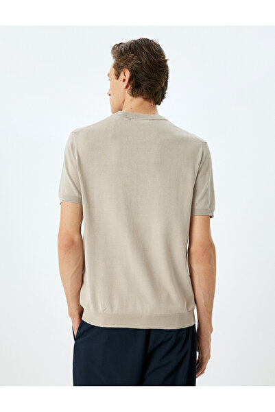 Koton Regular Fit Bisiklet Yaka Viskon Basic Kısa Kollu Triko Tişört