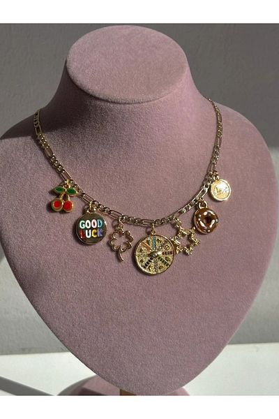 Reorah Collection Good Luck Charm Necklace-Luck/Bad Luck Charm Necklace
