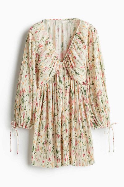 H&M Plissé dress