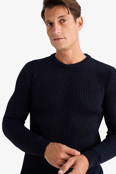 DeFacto Standard Fit Crew Neck Knitwear Sweater C8814Ax24Wn