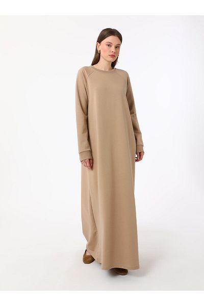 Benin Beige Sports Hijab Dress