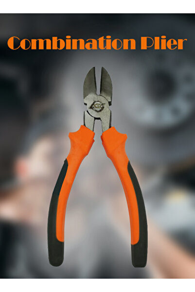 AGC كماشة مركبة مقاس 7 بوصات - رافعة عالية، مصنوعة من الفولاذ الكربوني، بمقبض...