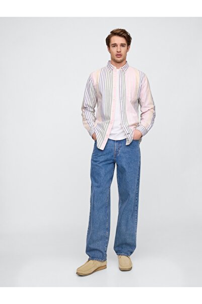 GAP Erkek Çok Renkli Standard Fit Oxford Gömlek