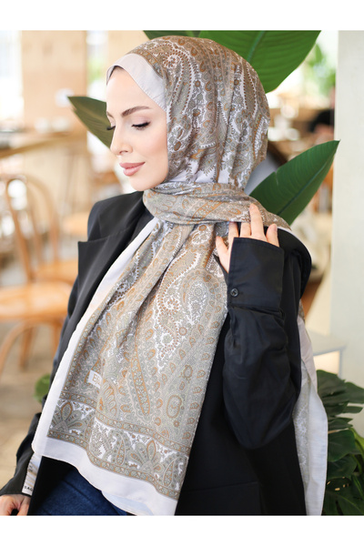 efdal şal eşarp Βαμβακερό σάλι εισαγόμενο με σχέδιο Piraye