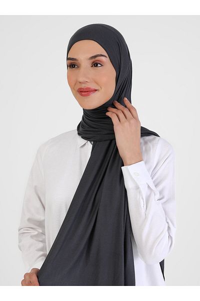 Ecardin Dark Gray Combed Shawl