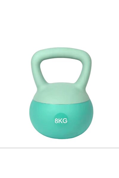 Leyaton 8 Kg Soft Kettlebell Yumuşak Tabanlı Metal Kumlu Ses Yapmaz Darbeye Dayanıklı
